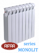 Радиатор биметаллический RIFAR МONOLIT (боковое подключение) 500/14 секции с доставкой в Набережные Челны